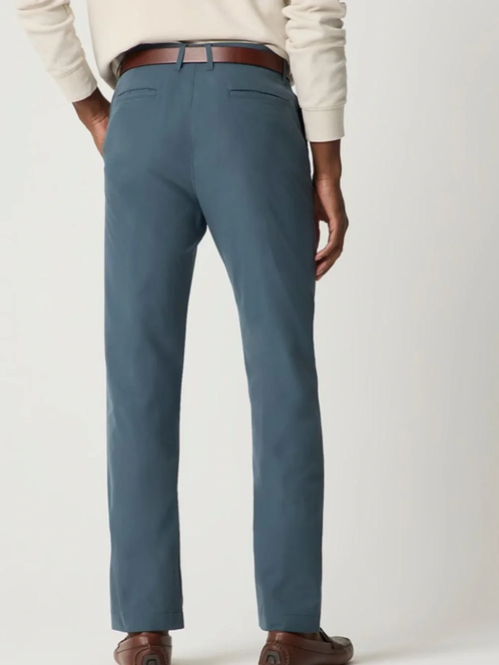 J crew pewter grey Straight-fit tech chino pant